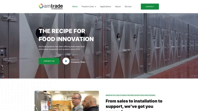 AmTrade Systems website by Blue Winds Media