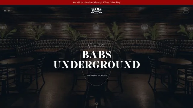 BABS Underground website by Blue Winds Media