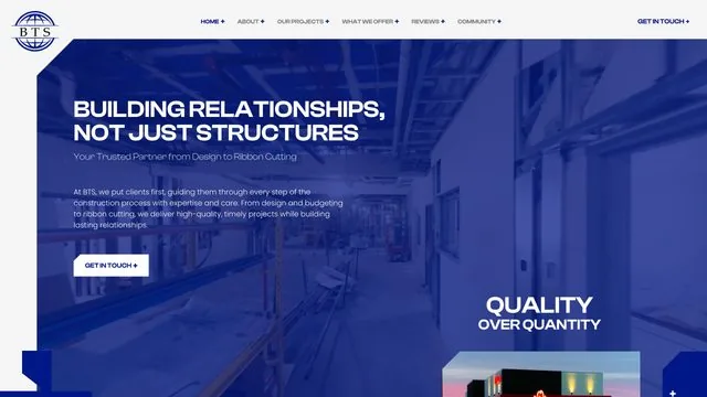 BTS website by Blue Winds Media