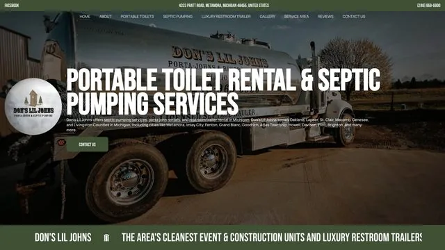 Don's Lil Johns website by Blue Winds Media